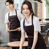 Custom Logo Waterproof Kitchen Apron for Men Women Cleaning Bib Aprons Coffee Restaurant Mandil Chef Waiter Work Pinafore 3