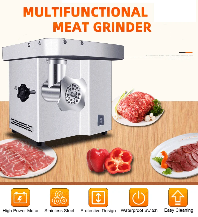 Electric Sausage Stuffer Mincer Machine Meat Grinder 1100W Beef Fish Maker 2