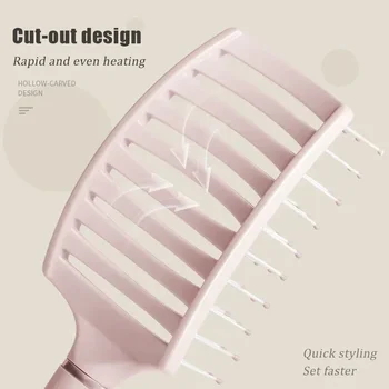 Spazzola per capelli da massaggio con cuscino d'aria anti-perdita di capelli - Strumento per lo styling dei capelli soffici per tutti i tipi di capelli ricci lunghi, spessi e sottili naturali