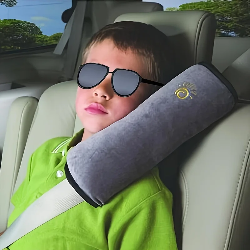 Children Baby Safety Seat Belt Pillow Car Belt Plush Breathable CushionVehicle Shoulder Protection Auto Accessories seat belt protection seat belt covers seat belt protector car pillow safety belt shoulder guard