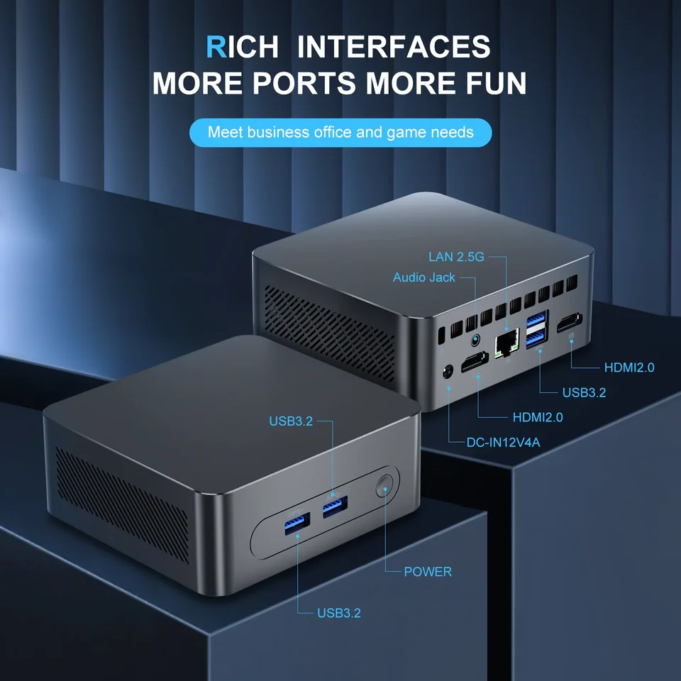 ミニPC Alder Lake-CPU n95 16GB 512G Intel Alder Lake N95 N100 N305 Intel Atom X7000C X7000E And