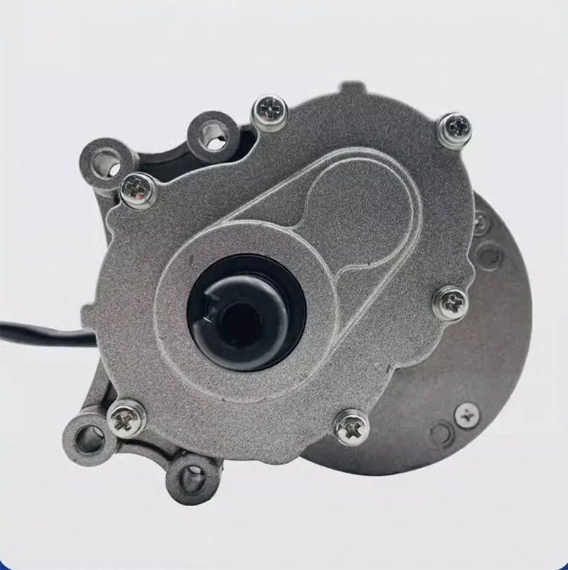 브러시드 저속 2 차 감속 전기 자동차 휠체어 모터, 긴 샤프트, 0.64/0.98N.m, 24V, 250W, 75/120rpm, DC 44mm