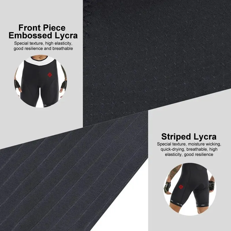 Men's Cycling Bretelle Seamless Men Cycling Shorts Ride Men's Bib Shorts Pro