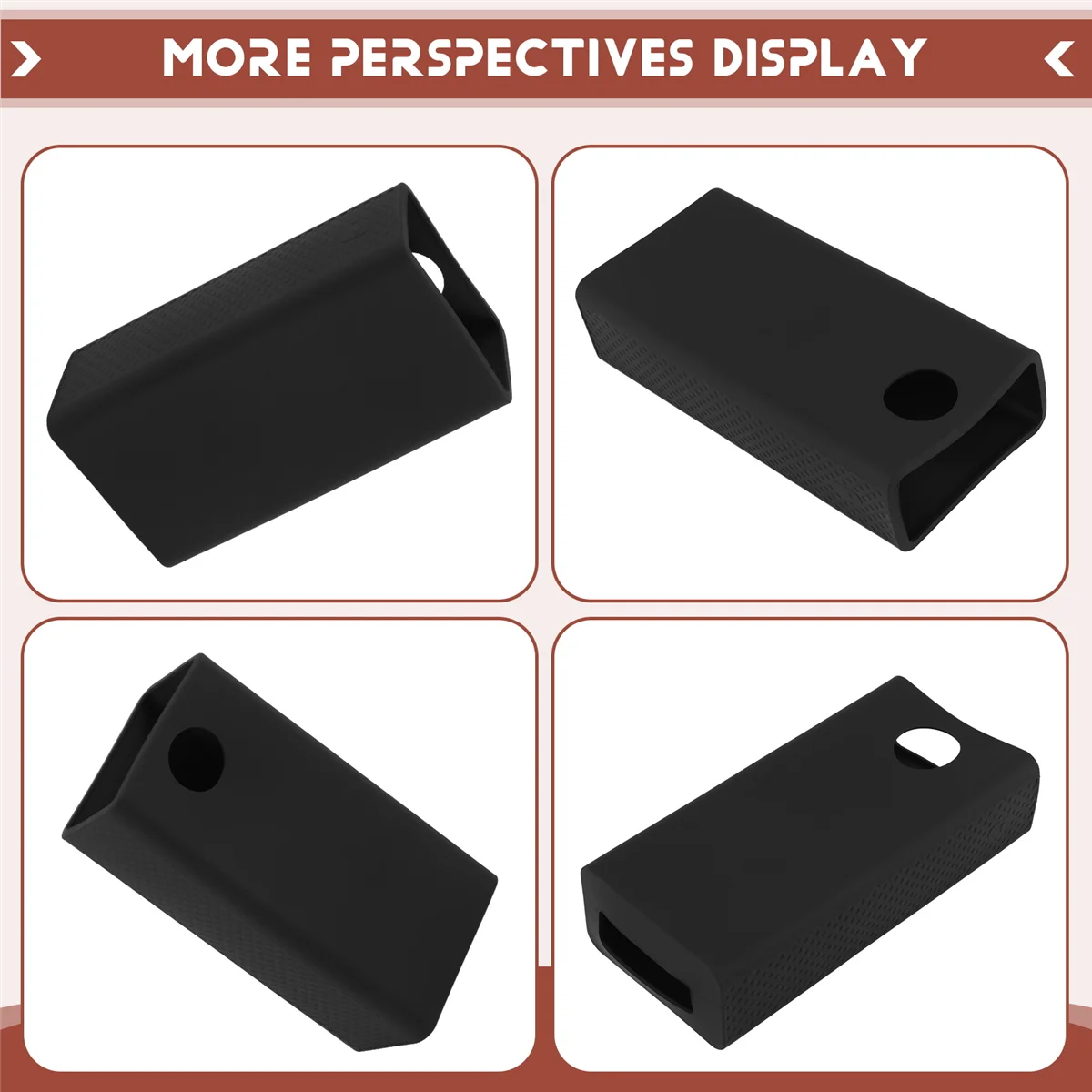 Portable Power Bank Protective Case 40000Mah Power Bank Silicone Case for Romoss Zeus Pea40 (Black) Rare