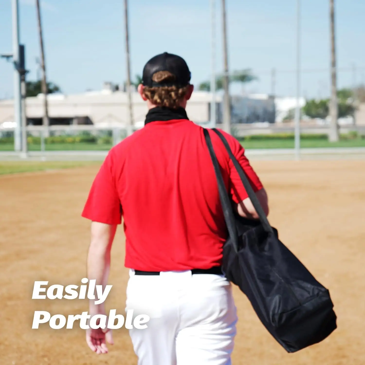 12x9ft & 16x10ft Barricade Backstop Net, Ball Sports Barrier Net, Practice Net for Baseball Softball Lacrosse Soccer Basketball