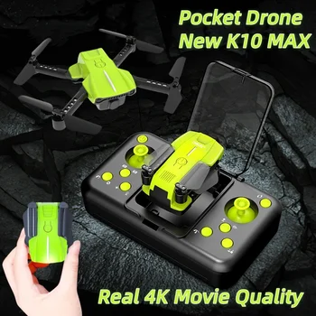 Nuovo K10 Mine Drone Pocket 8K HD Camera FPV RC Professionale RTF Quadottero Pieghevole Evitamento Ostacoli Aereo Regalo Per Bambini Capretto