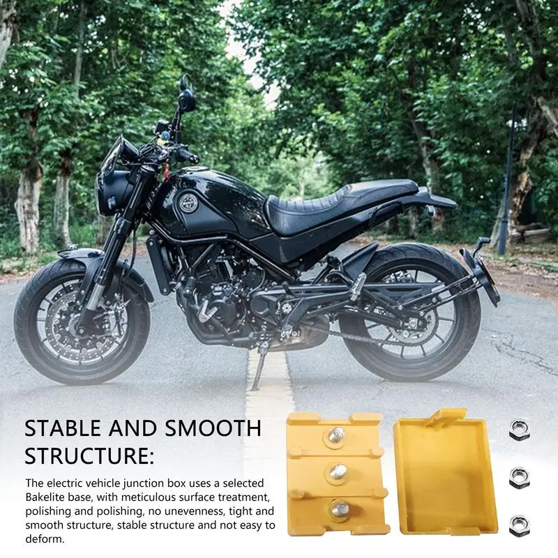 E Bike Connection Box Insulation Box Phase Battery Wire Connector Universal Junction Box Controller For Electric Bike's