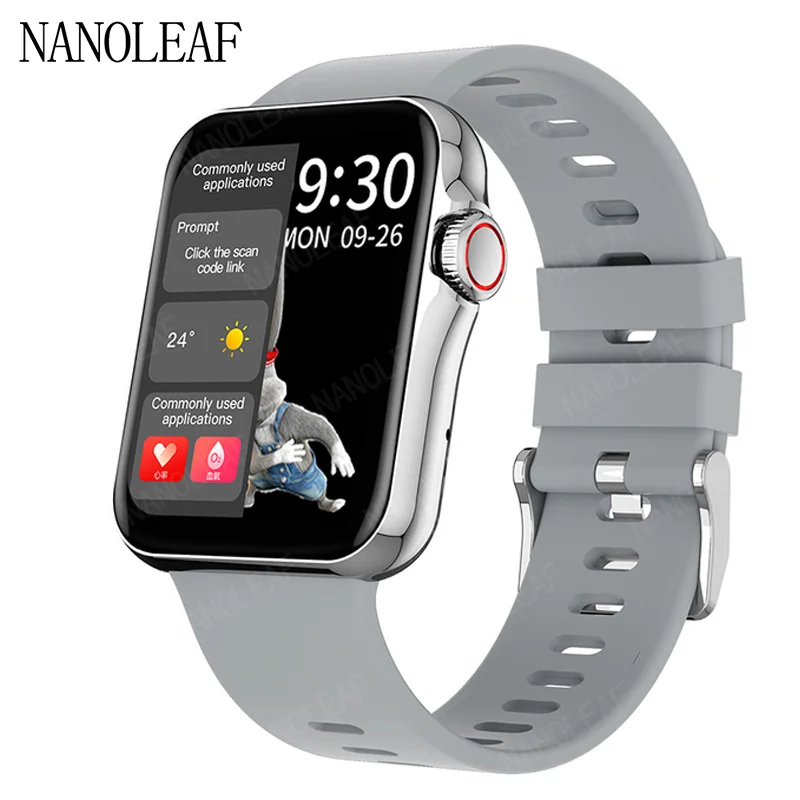 1.6Inches Smart Watch Multi-Scene Split-Screen Function Remote Control Camera Sleep Record Suitable For Android IOS Wristwatches 