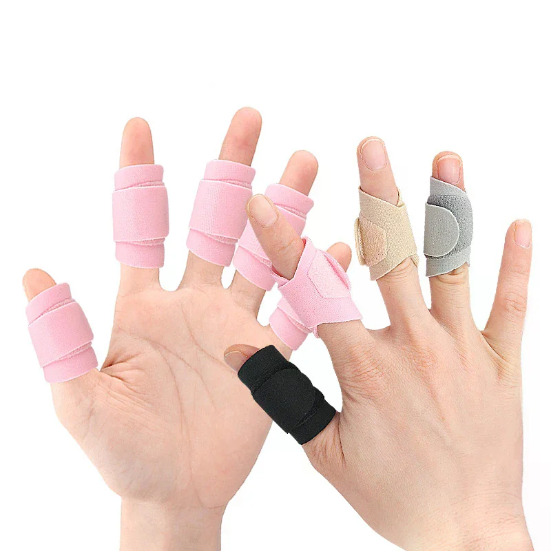 5PCS Adjustable Finger Splint Brace For Arthritis Pain Relief Reusable Straightening Corrector Protective Finger Strap