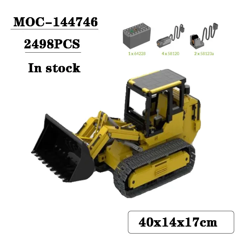 

Building Block MOC-152383 Crawler Loader Splicing Model 994PCS Puzzle Education Children's Birthday Christmas Toy Gift Ornaments