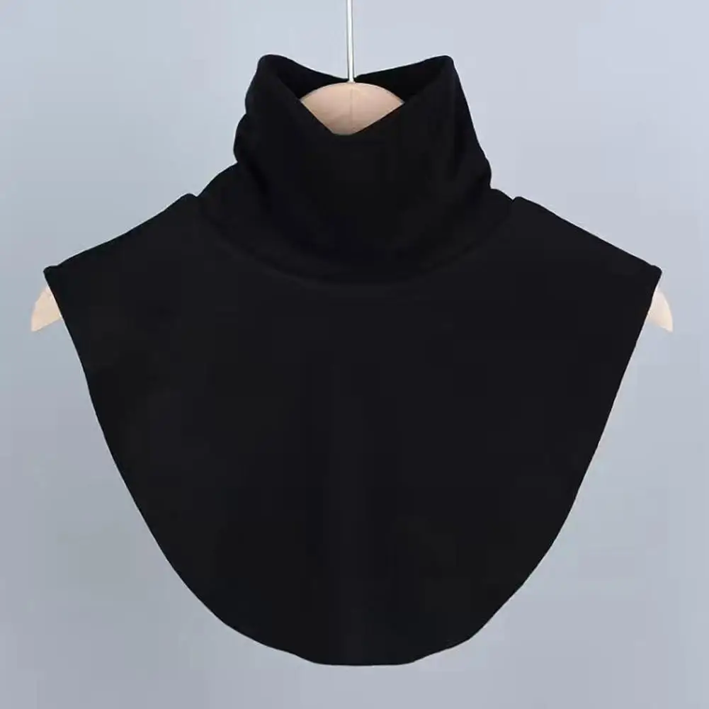 Mode High Nack Gefälschte Kragen Weiche Falsche Kragen Für Frauen Einfarbig Elastische Jersey Abnehmbare Kragen Hals Wärmer – Detail 7