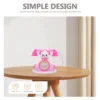 Early Developmental Toy Simulated Telephone Simulation Intercom Pink Plastic Child Childrens Toys 3