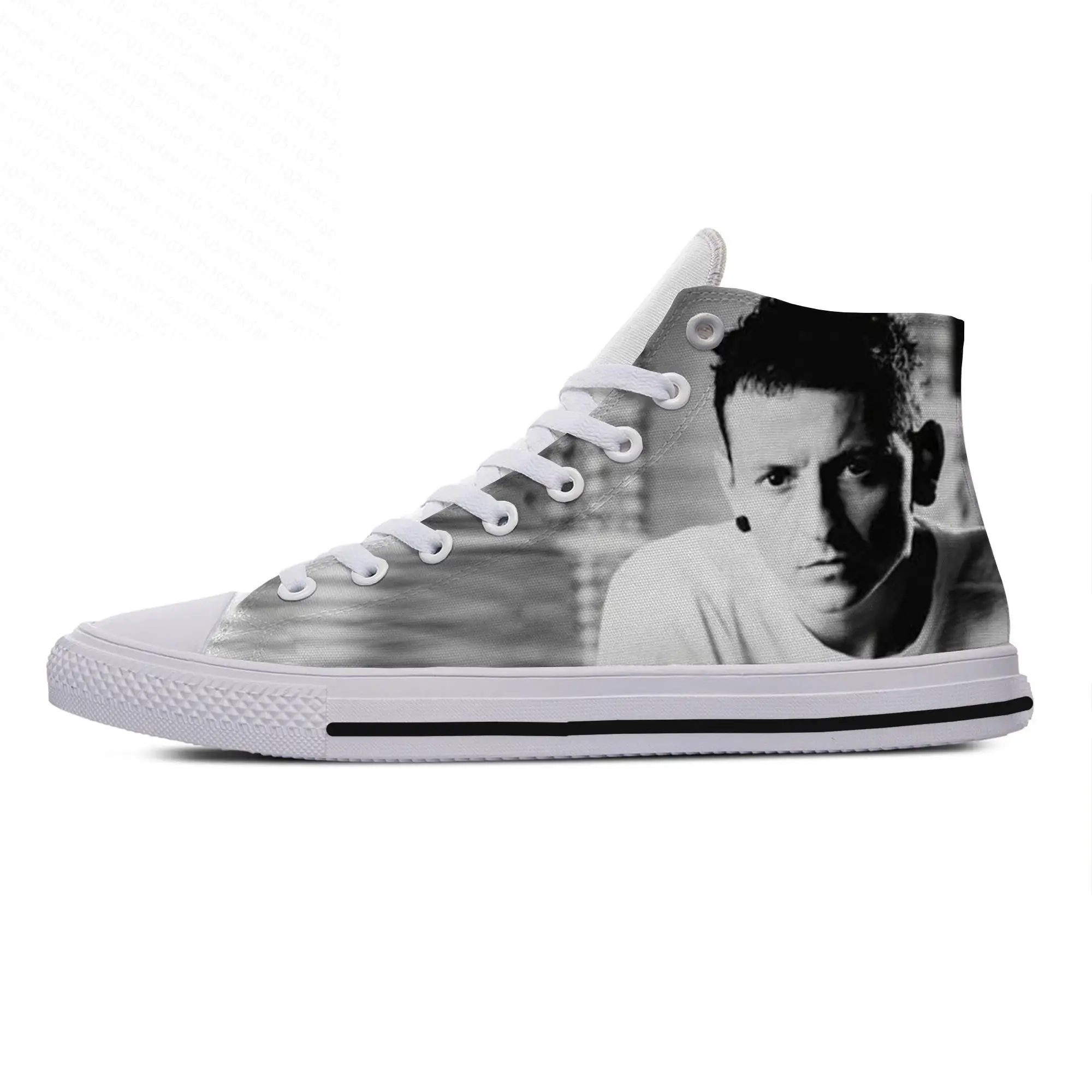 Hot Cool Fashion Funny Summer Rock And Roll Sneakers Handiness Scarpe Casual Uomo Donna Chester Bennington High Top Board Shoes