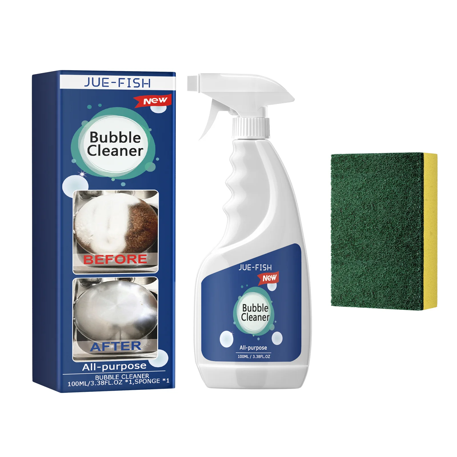 All Purpose Bubble Cleaner Kitchen Grease Grime Cleaner Cookware Heavy Oil Cleaning Rust Remover Multipurpose Oil Cleaning Foam