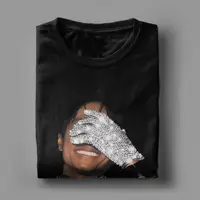 MJ Michael Jackson T-Shirts pour hommes, t-shirt en coton pour loisirs, col rond, manches courtes, vêtements grande taille 4