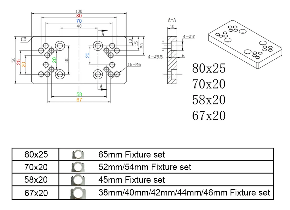 Z軸cnc 3018プラスモジュール、アルミスライドzaxisシャフト、52