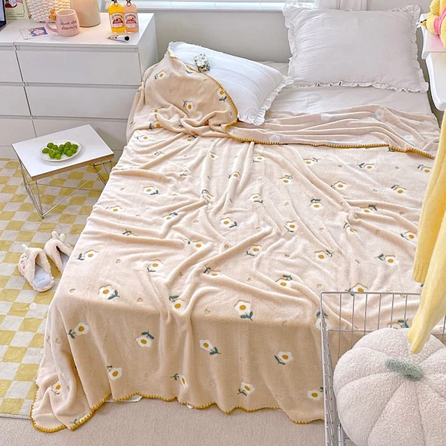 Winter Thickened Warm Milk-Fleece Cartoon Blankets Mantas Cama Decke Deken  Koc for Nap Beds Sofa Para Bebe Coperta Divano Decor - AliExpress