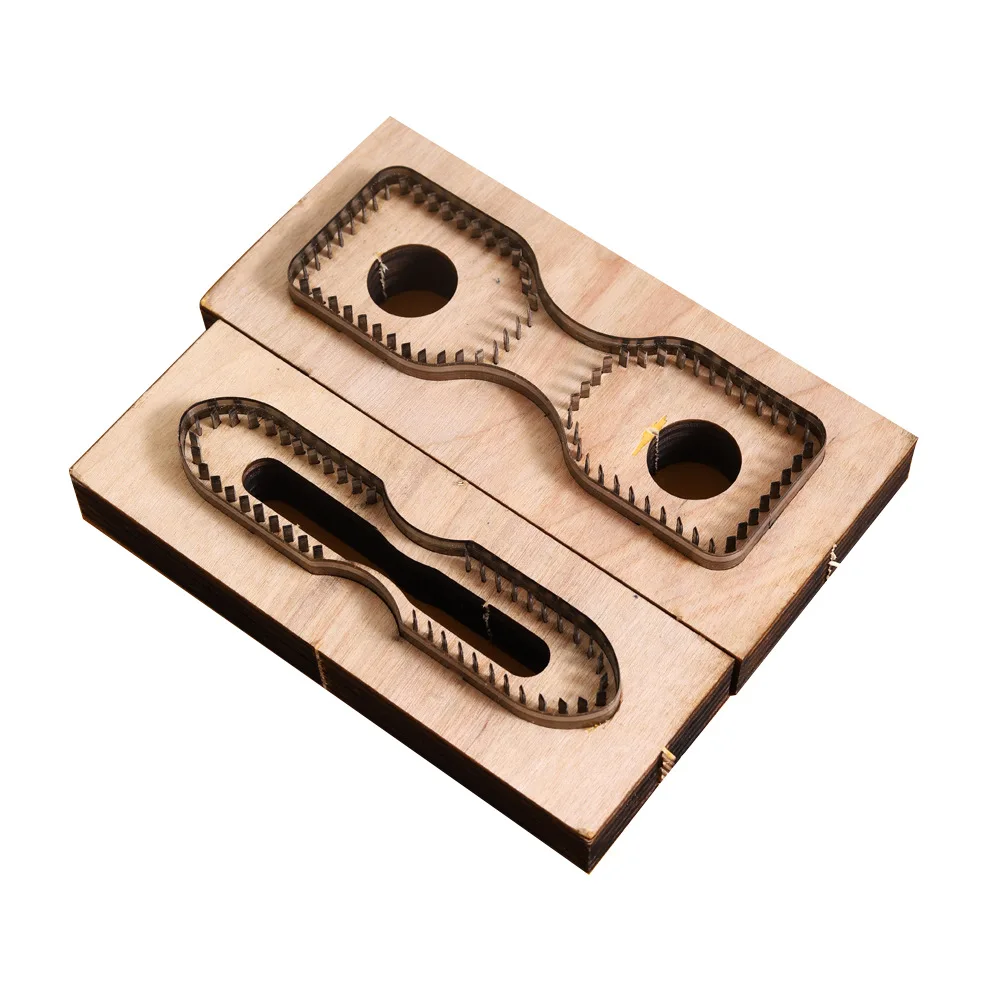 DIYStrapHeadKnifeDieSteelWoodLeatherCraftCanvasBeltBuckle