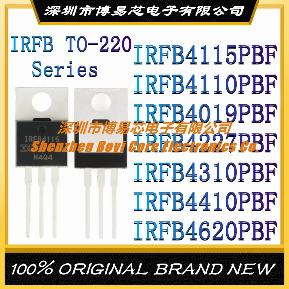 IRFB4115PBF IRFB4110PBF IRFB4019PBF IRFB4227PBF IRFB4310PBF IRFB4410PBF IRFB4620PBF MOSFET field effect tube TO-220 10pcs original authentic sihg20n50c e3 to 247 n channel 560v20a straight plug mosfet field effect tube