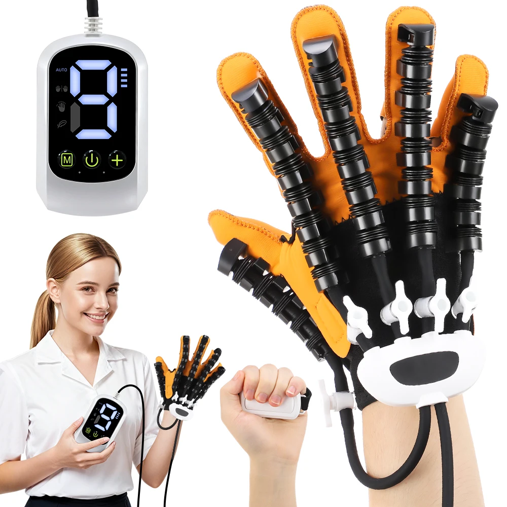 Hand Rehabilitation Robot Gloves for Stroke Hemiplegia Finger Rehabilitation Trainer Exercise Rehab Exerciser Devices