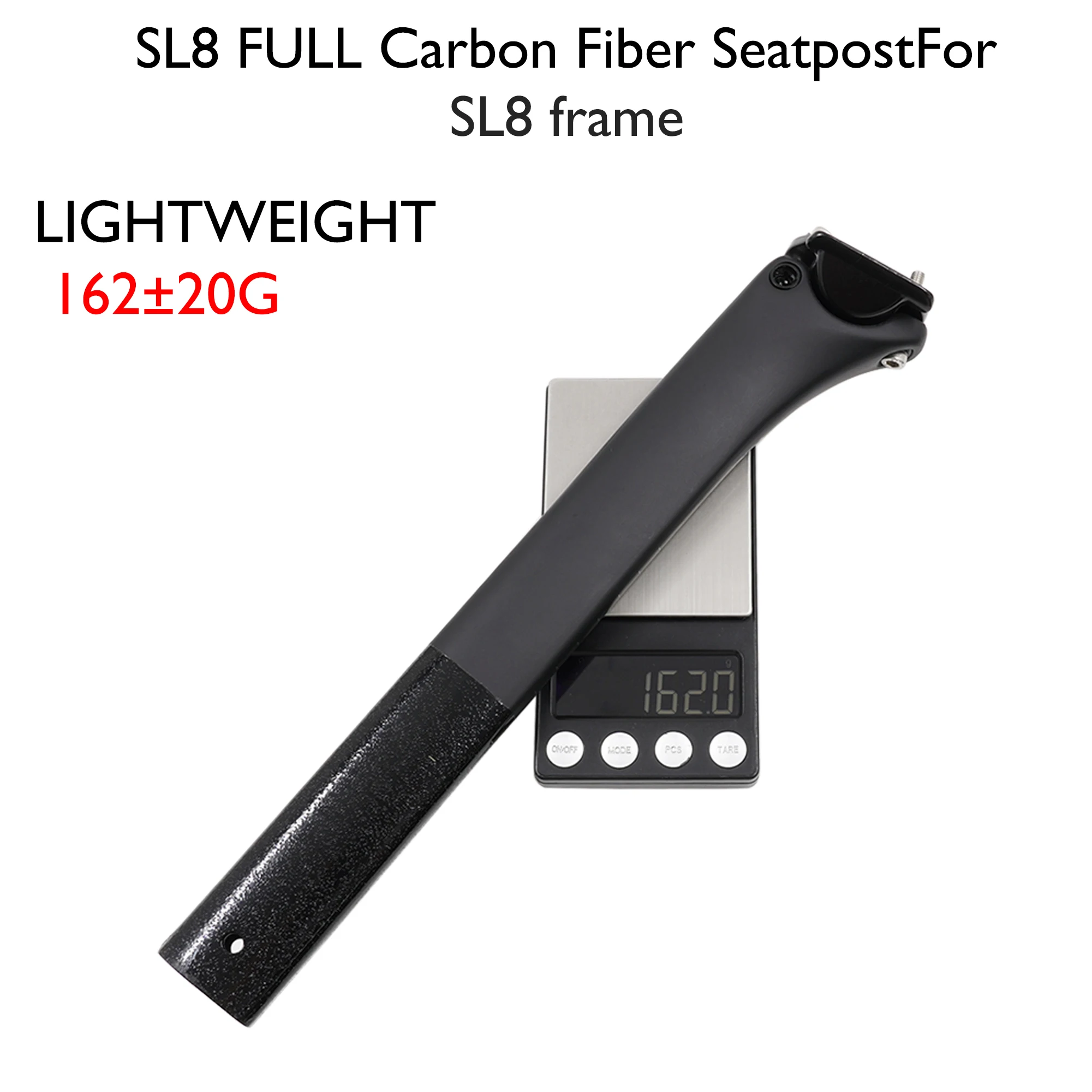Bicycle Carbon Seatpost FOR SL8 Road Bike Black Paint Matte