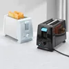 Bread Maker 1PC Home Use Stainless Steel Automatic Wide Double Slot Toaster Oven Sandwiches Toast Bread Donuts Breakfast Machine 1