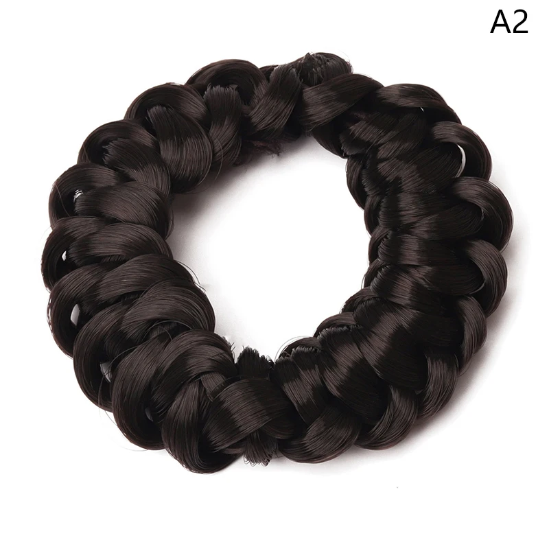 Elastic Headband with Braided Hair Loops