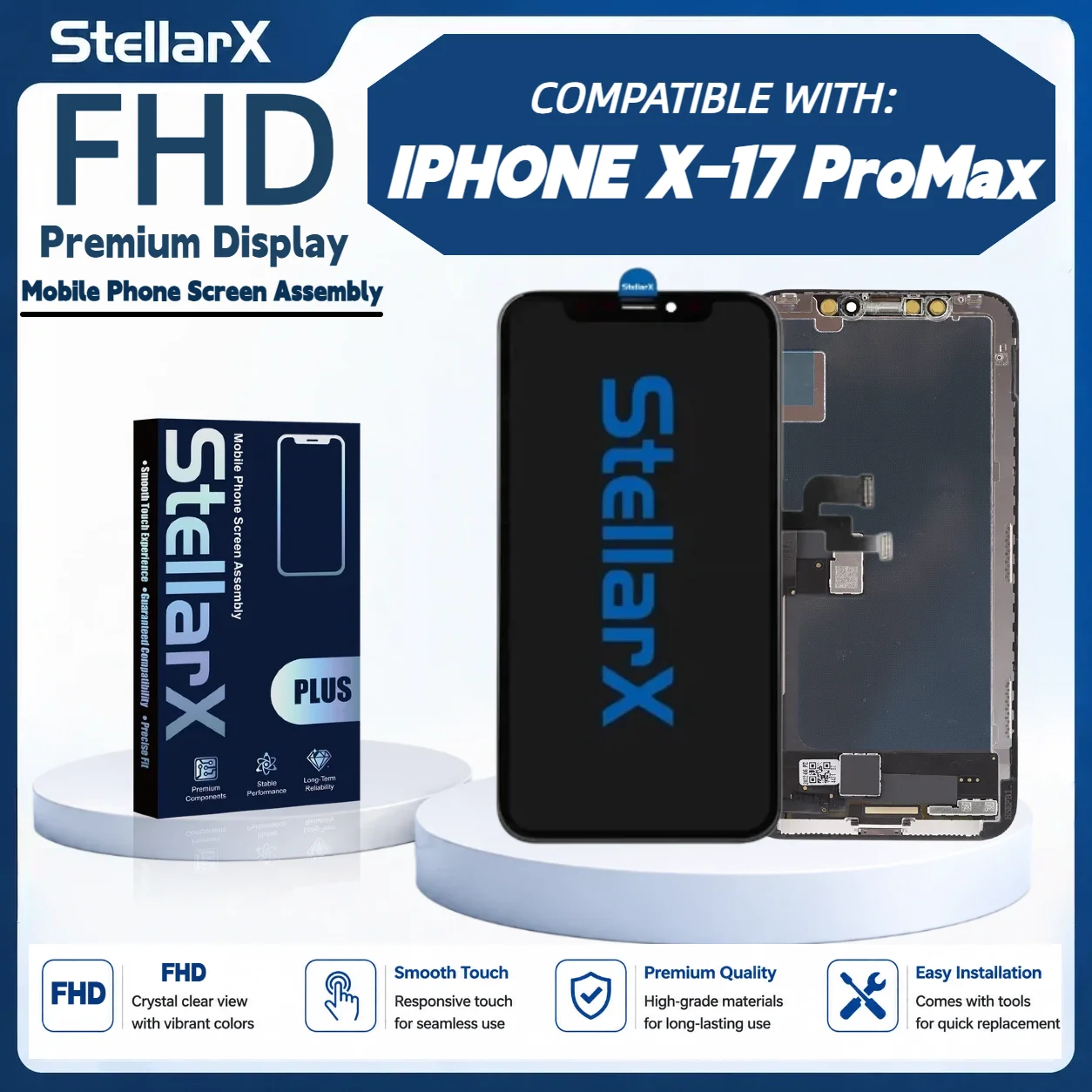 StellarX FHD High Color Gamut Screen Replacement Display