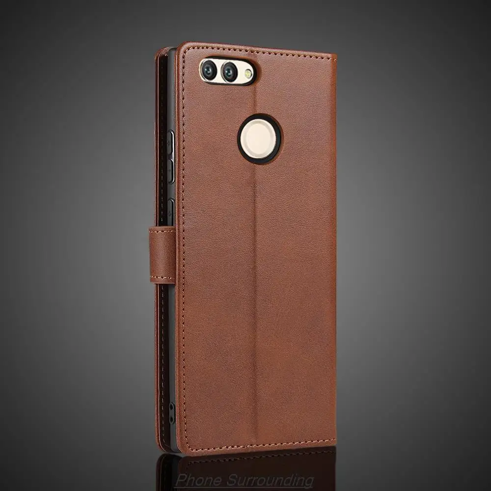 Leather Wallet Flip Cover - Protective Holster & Phone Case