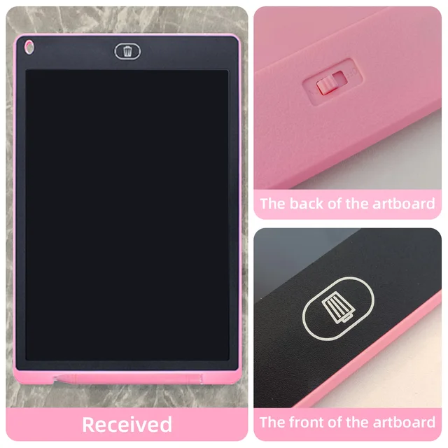 10/12/inch Colourful LCD Writing Tablet Drawing Board Kid Graffiti Sketchpad Toys Handwriting Blackboard Drawing Board Kids Toys 2