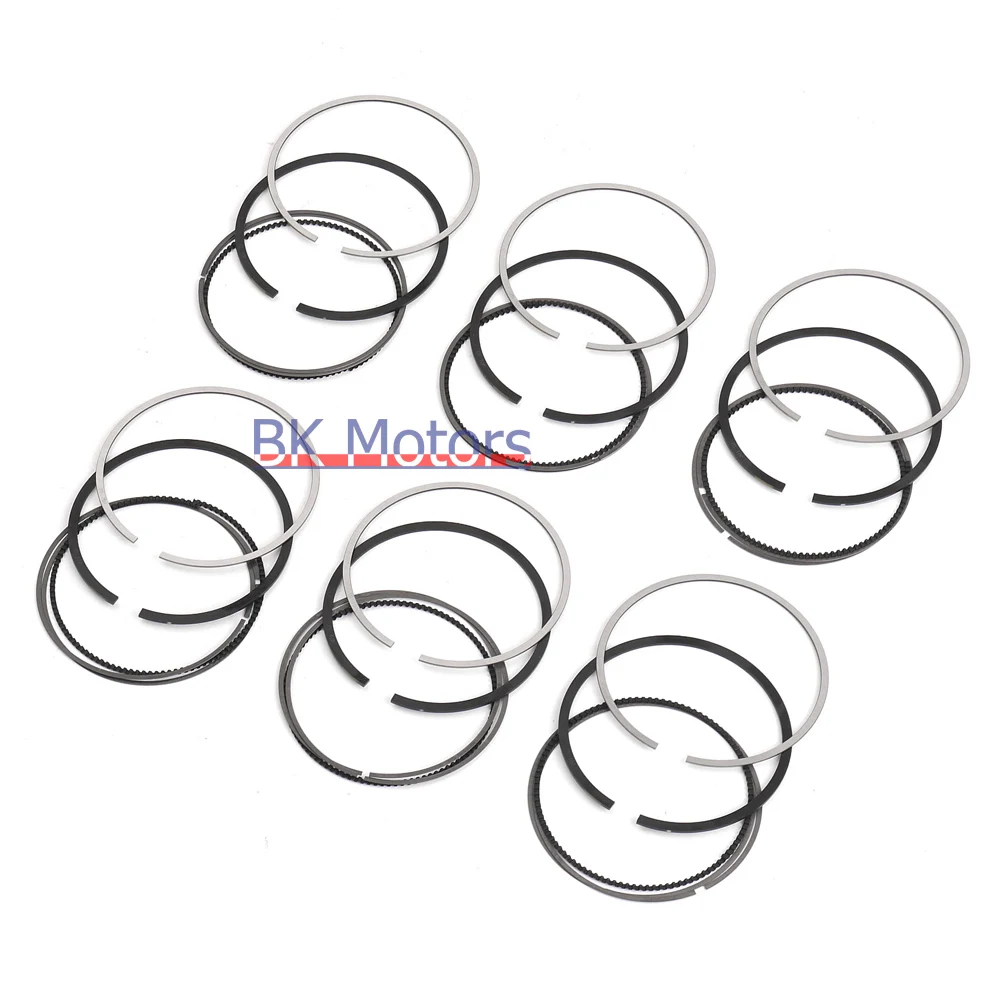 Car Engine 6pcs Piston Rings Set New Bore Φ87.00mm STD For BMW M3 E46