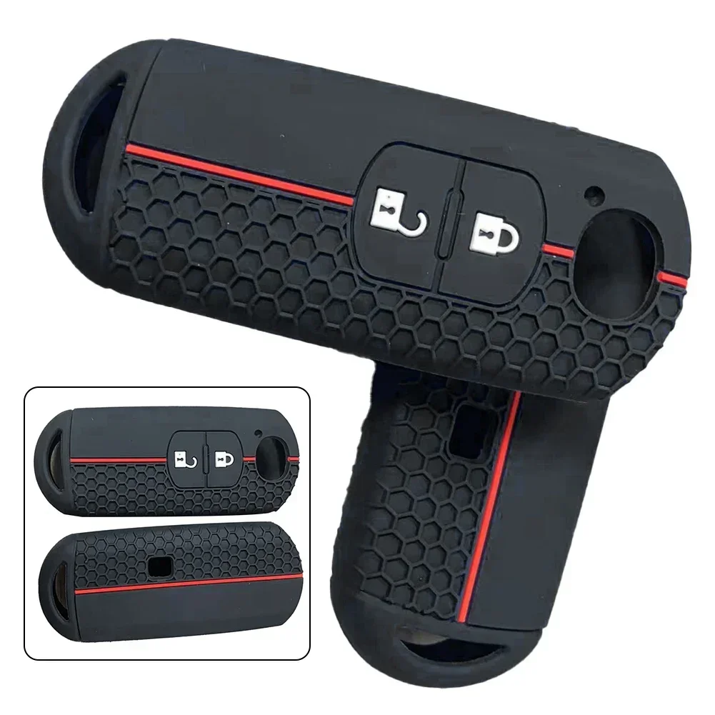 Suitable For Mazda Key Silicone Key Case Car Keychain Protection 2 Button For Mazda CX-5 2012- CX-7 2010-