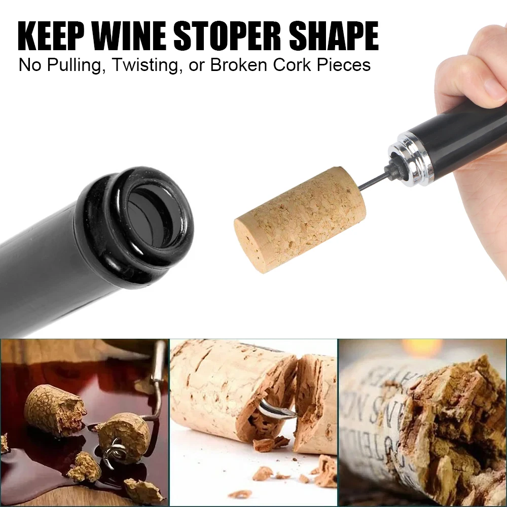 Bottle Opener Kitchen Tools Multifunctional Tool Wine Opener Wine Corkscrew Portable Air Pump Wine Corkscrew Accessory