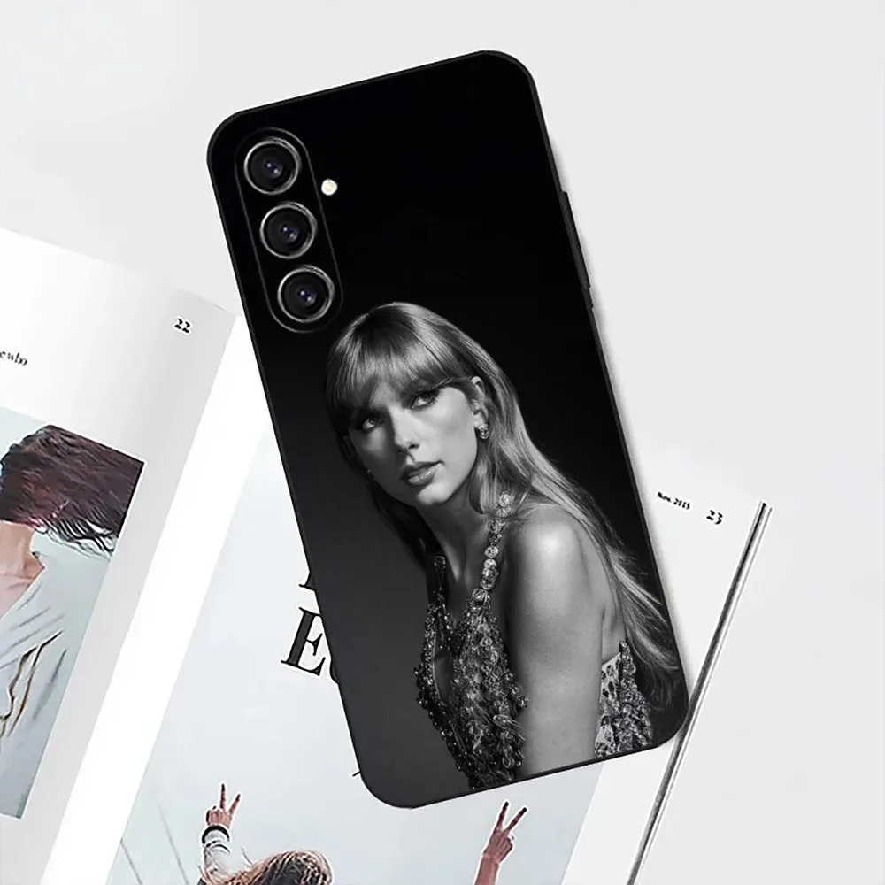 thumbnail image 1 of Funda para teléfono T-TaylorS TTPD S-SwiftS para Samsung S24,21,22,23,30,Ultra,S20,Plus,Fe,Lite,Note,10,9,5G, color negro, 1 of 5