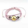 The Little Prince Bracelet Women Kids Classic Cartoon Figure Fox Glass Button Woven Leather Bracelets for Couple Bangle Gift 1