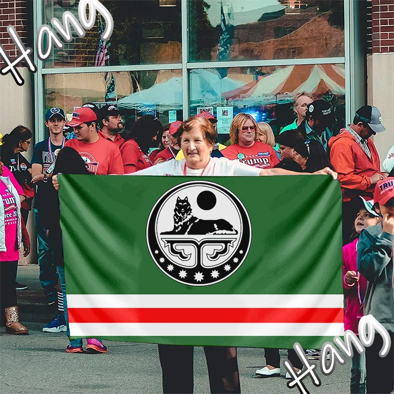 Bandiera Della Repubblica Cecena Banner Ceceno Decorazioni Natalizie A Grandezza Naturale Per Regali Banner Bandiera Domestica