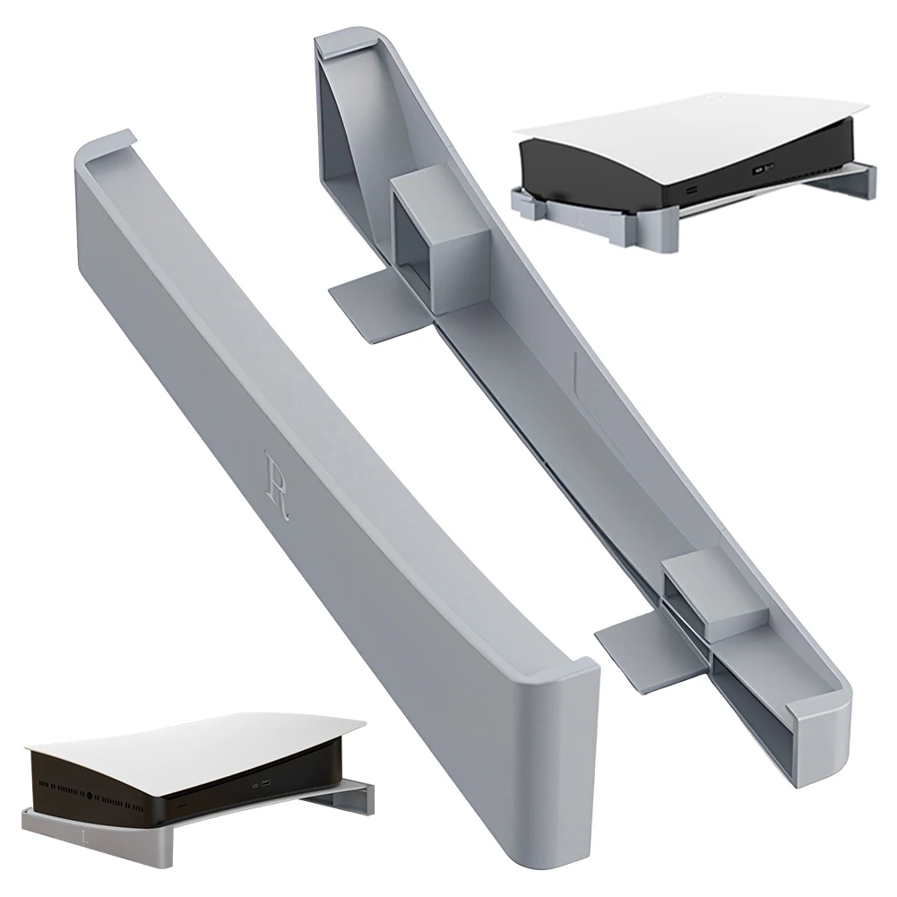 For PS5 Horizontal Base Stand Holder Game Console Base Stand Holder Placement Bracket for Playstation 5 Disc & Digital Edition