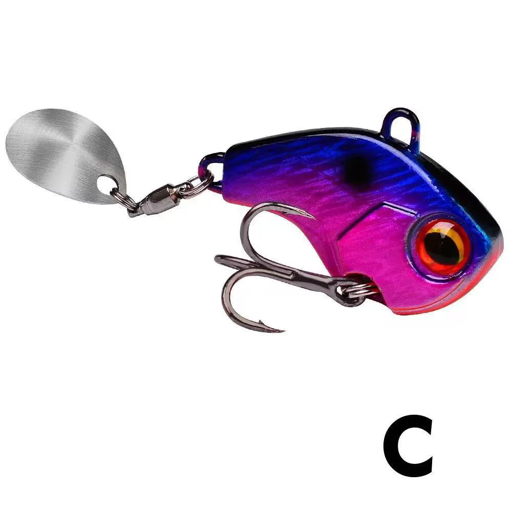 thumbnail image 1 of Señuelo para pesca vertical con cuchara giratoria, 6G, 10G, 15G, 20G, 28G, señuelo para pesca vertical con anzuelo BKB, cebos Wobbler, aparejos de pesca, 1 ud., 1 of 5