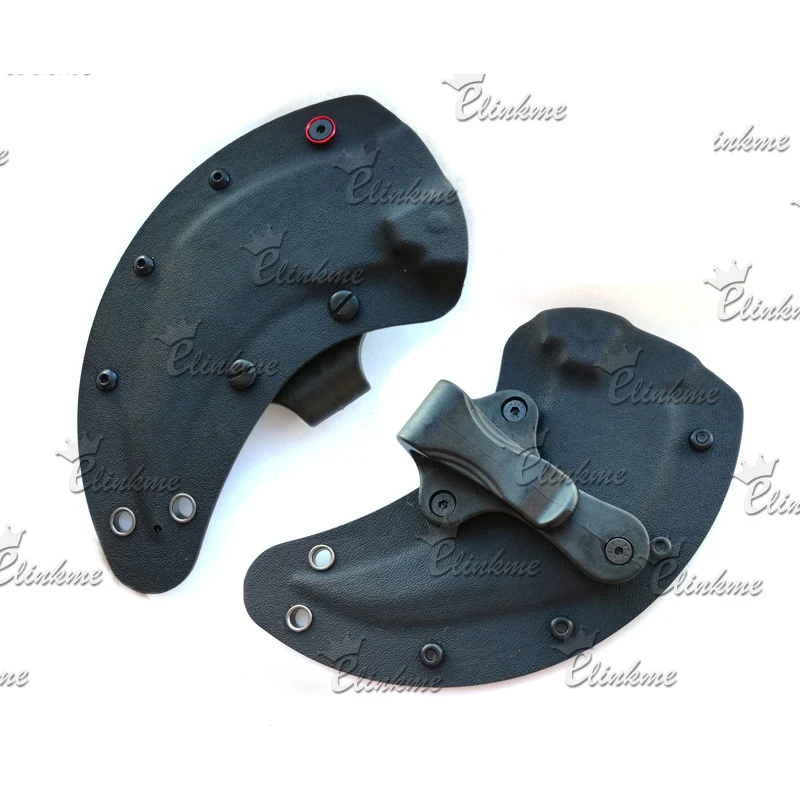 3.43" *2.0"(85mm*52mm ) excellent Kydex Holster / sheath Clips knife scabbard Clip DIY Black Clip with screw