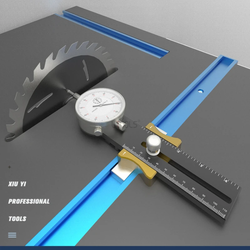 Table Saw Dial Calibrator Adjustable Saw Blade High Sensitivity Flat Measuring Dial Parallelism Correction Auxiliary Wooden Tool