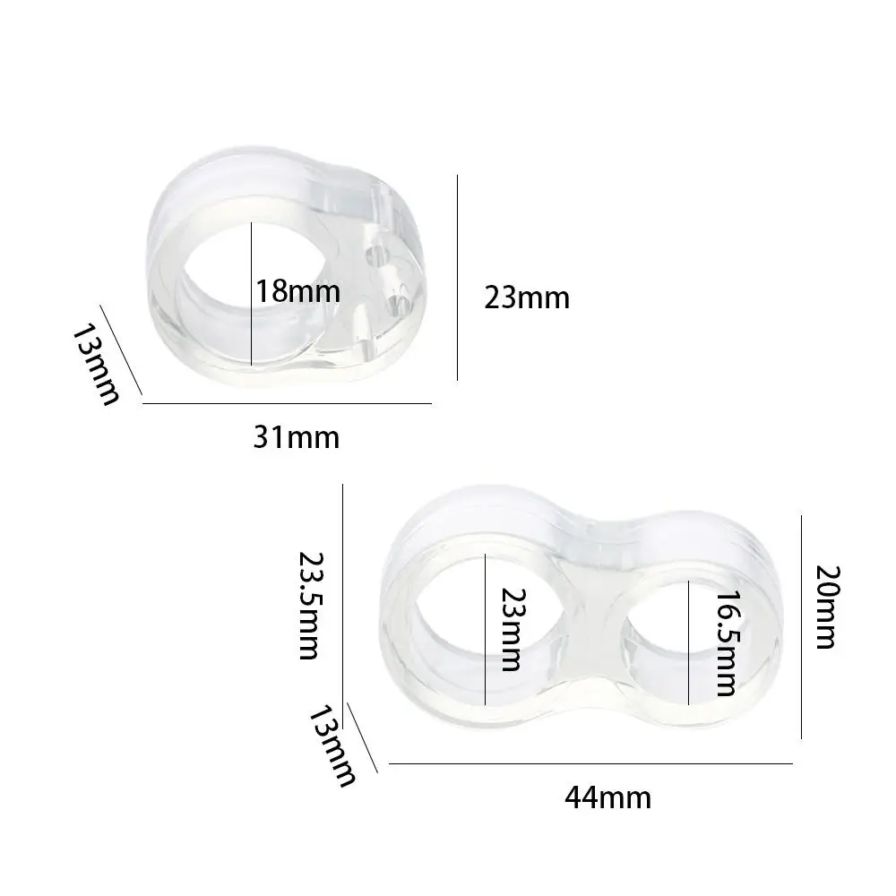 1Pc Transparent Door Stopper Baby Safty Anti-collision Door Handle Buffer Protector Punch-free Home Supplies Security Protection