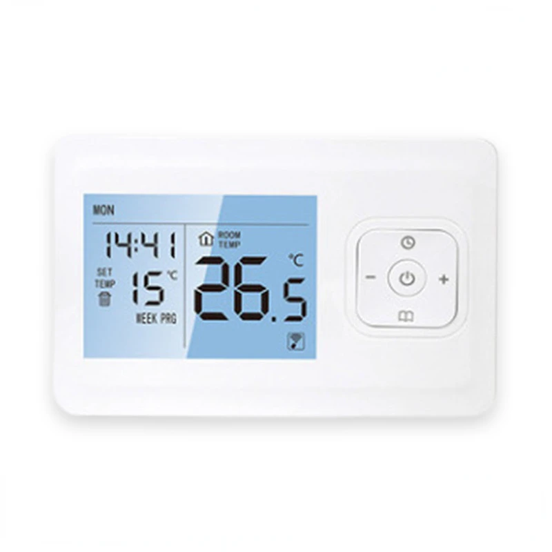 Termostato inteligente WiFi Pantalla LCD Controlador de temperatura  Termostato de control remoto inalámbrico, 16A, sin WiFi Methold  EL002965-02B