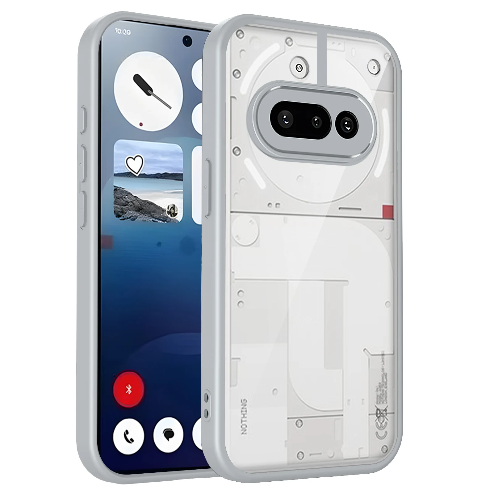 Transparent Shockproof TPU Silicone Case with Enhanced Protection