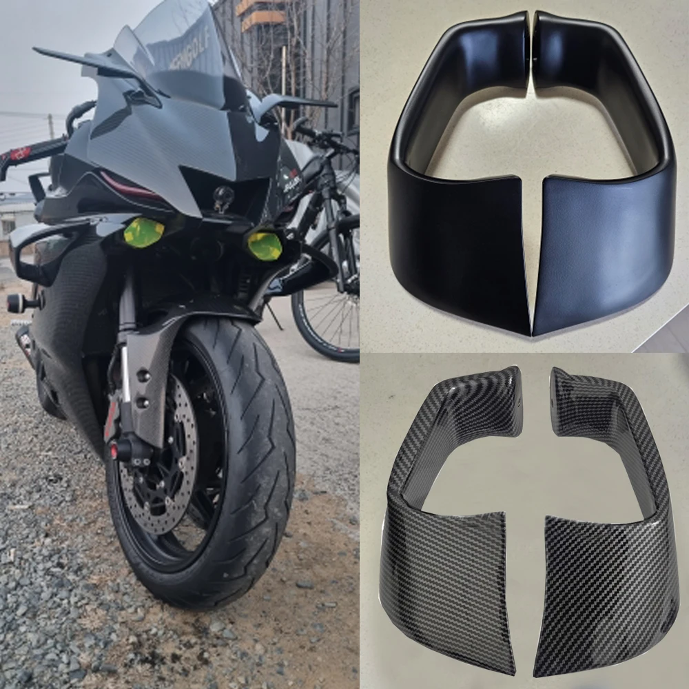 

for Yamaha YZF R1 R1M Winglets Aerodynamic Wing Spoiler Front Fairing Downforce Motorcycle Parts With Bolts YZFR1 2015-2022 2023