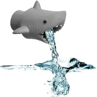 Shark Shape Water Tap Extender Children Washing Hand Faucet Extender Bathroom Sink Faucet Extender Gift for Baby Kids Toddler 1
