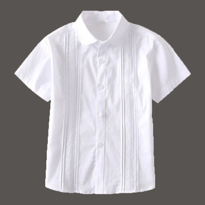 Stripe Girls Blouses for Baby Kids Preppy Style Casual Cotton Tops Children Clothes School Uniform 6 8 10 12 Years Vestidos