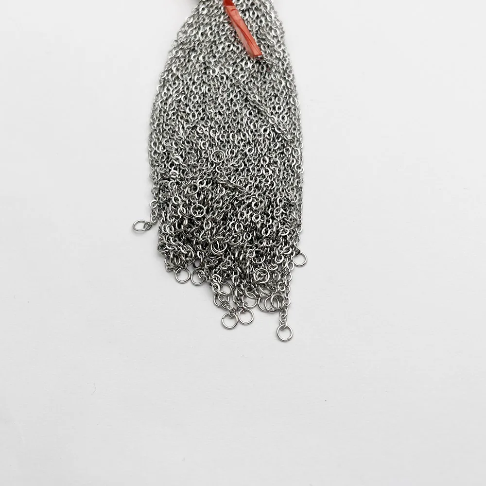 패션 도매 좋은 품질 2MM 55cm 보석 스테인레스 스틸 코드 체인 목걸이 매는 밧줄 펜던트 걸쇠 랍스터 걸쇠 100pc
