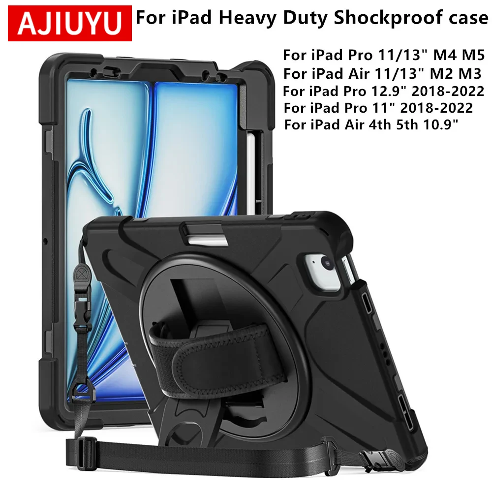 Heavy Duty Shockproof Kids Tablet Case - Durable Protective Cover