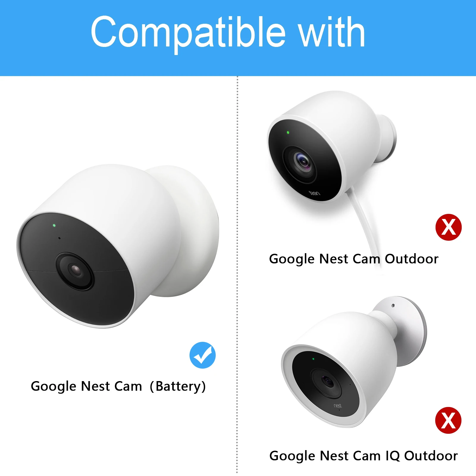 【屋内用カメラ】Google Nest Cam 屋内用　第2世代 Amazon.com : Google Nest Cam Outdoor or Indoor, Battery