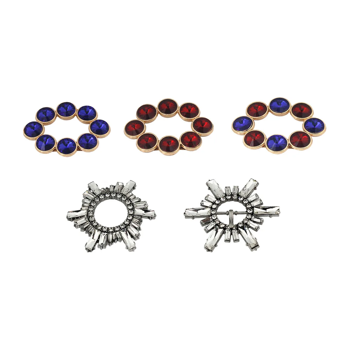 A Pair Of Acryl Fashion Shoes Buckles Variety Styles Clip Buckles For